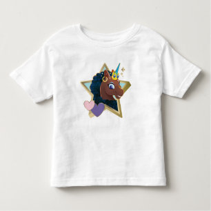 Camiseta Afro Unicorn Magical Star