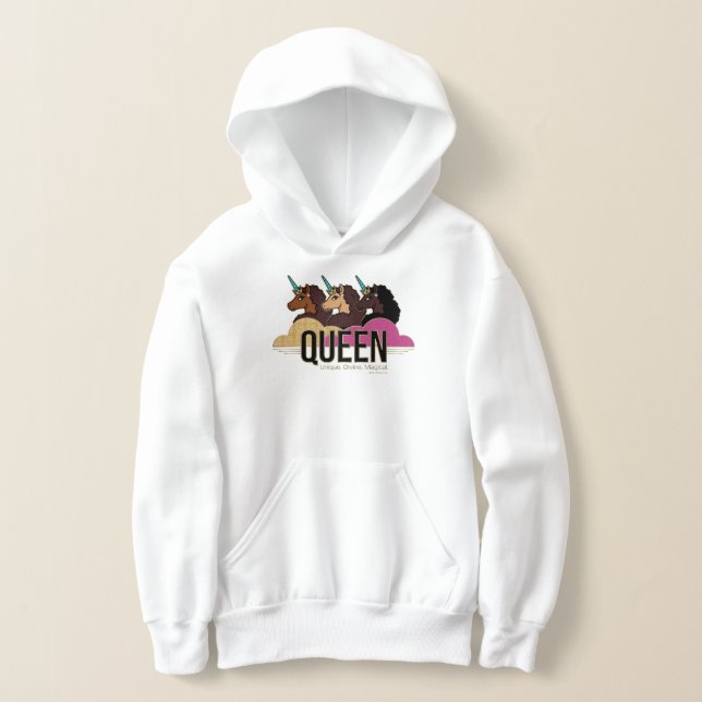 Camiseta Afro Unicorn Queen Trio Design (Postura )