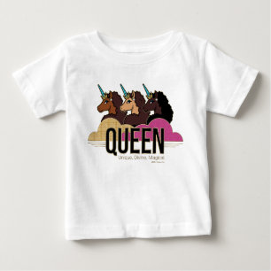 Camiseta Afro Unicorn Queen Trio Design