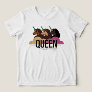 Camiseta Afro Unicorn Queen Trio Design