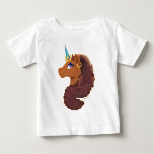 Camiseta Afro Unicorn Único