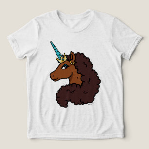 Camiseta Afro Unicorn   Único