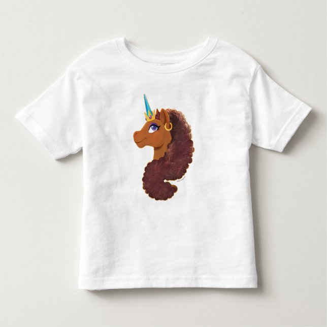 Camiseta Afro Unicorn | Único (Frente)