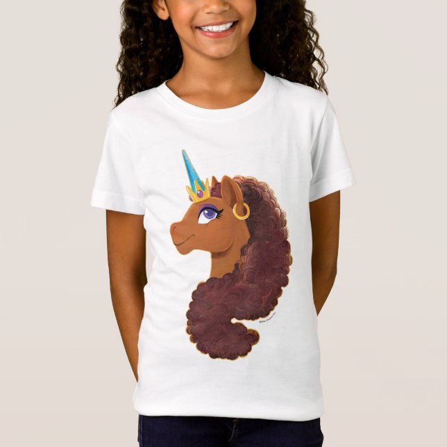 Camiseta Afro Unicorn | Único (Frente)