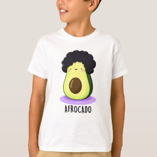 Camiseta Afrocado Engraçado Avocado Com Afro Pun
