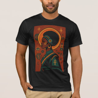 Camiseta Afrofuturismo e Patrimônio - Futuris Afrocentrista