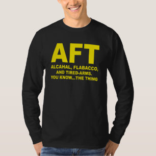 Camiseta Aft Alcahal Flabacco E Armas Cansadas Conhece O T