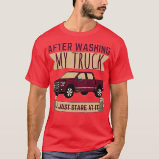 Camiseta After washing my truck