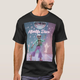 Camiseta Afterlife Disco – Groovy Skeleton Dance in Pastel 