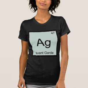 Camiseta Ag - Símbolo de Elemento de Química de Garde Ava