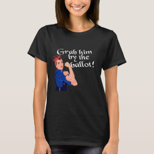 Camiseta Agarra-O Pela Eleição Anti-Trump