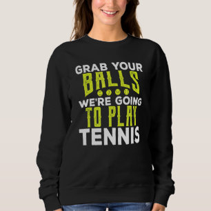 Camiseta Agarra-Te Com O Tênis De Bolas De Esportes De Aniv