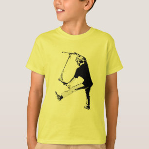 Camiseta Agarramento da plataforma - truque do patinete do