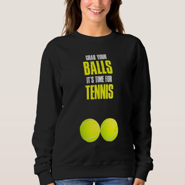 Camiseta Agarre seu Tênis de Bolas (Frente)