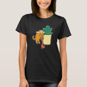Camiseta Agave Suculenta E Jardineiro De Gato