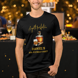 Camiseta Aged to Perfection Cigar Whiskey 60th Birthday