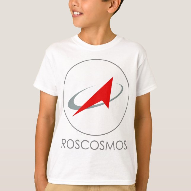 Camiseta Agência espacial federal do russo: Roscosmos (Frente)