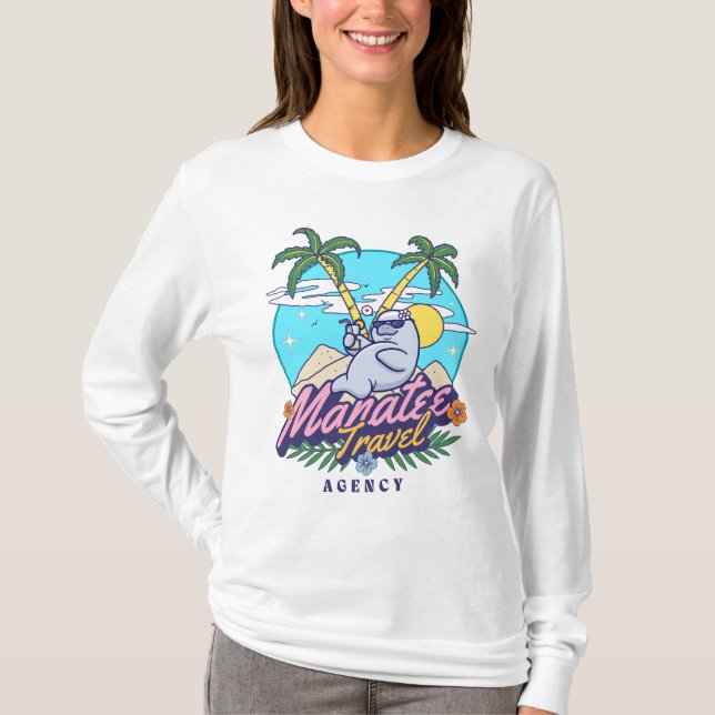 Camiseta Agência Manatee Viagem (Frente)