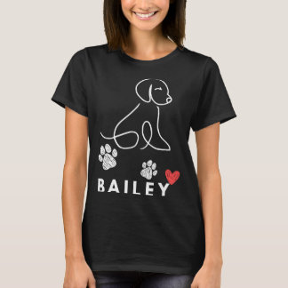 Camiseta Agência Nasogovernamental do Cão Bailey Plgovernme
