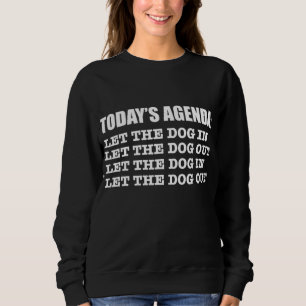 Camiseta Agenda Deixar Cachorro Cachorro Sair Engraçado Cac