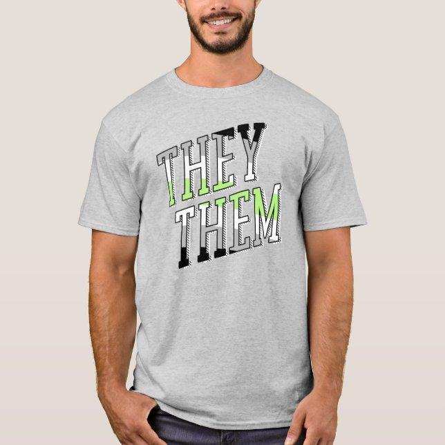 Camiseta Agender Eles Elas (Frente)