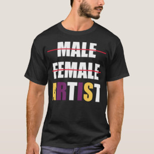 Camiseta Agender Flag LGBT Artista Não Binário