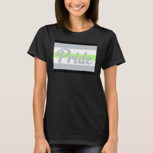 Camiseta Agender Orgulho gay Rainbow Word 1