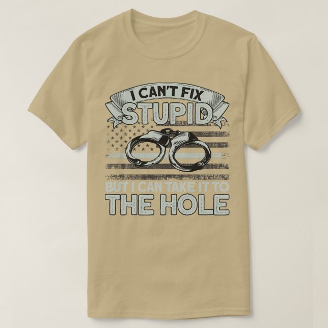 Camiseta Agente Correto Leva-O Ao Buraco Thin Silv (Frente do Design)
