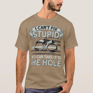 Camiseta Agente Correto Leva-O Ao Buraco Thin Silv