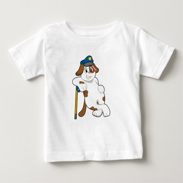 Camiseta Agente da Polícia de Cachorro (Frente)