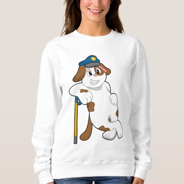 Camiseta Agente da Polícia de Cachorro (Frente)