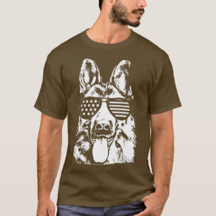 Camiseta Agente da Polícia de Cão German shepherd K9