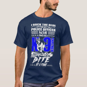 Camiseta Agente da Polícia de Parceiro do K9 Filho Novelty
