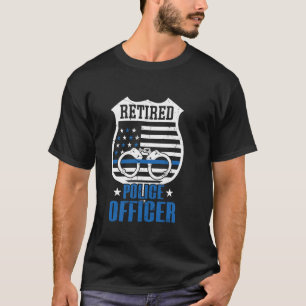 Camiseta Agente da Polícia de Reforma Sinalizador de Linha