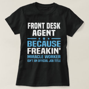 Camiseta Agente da recepção