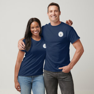 Camiseta Agente de Assinatura Notarial Pública Móvel naval