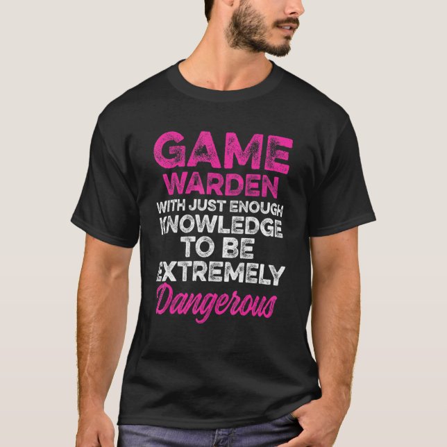 Camiseta Agente de Conservação de Jogo 7 (Frente)