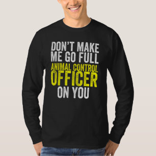 Camiseta Agente de Emergência de Controlo Animal Cão Profis