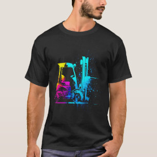 Camiseta Agente de empilhadeira de empilhador de empilhador