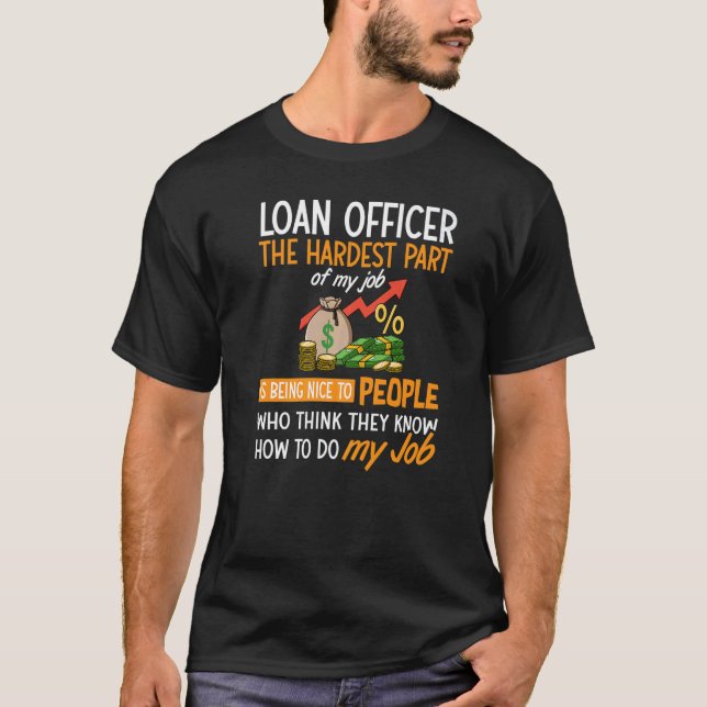 Camiseta Agente de Empréstimo Assistente de Empréstimo Hipo (Frente)