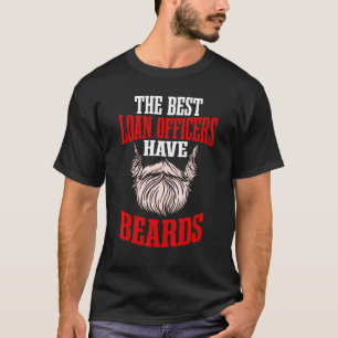 Camiseta Agente de Empréstimo Beard Teller Mortgagee Banker