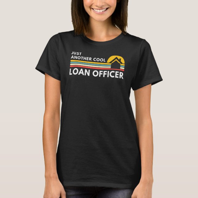 Camiseta Agente de Empréstimo Hipotecário Retro (Frente)