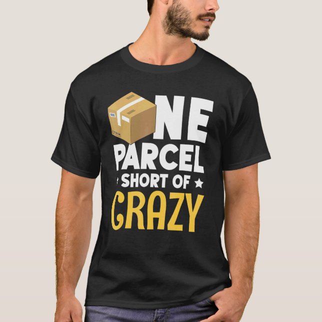 Camiseta Agente de Entrega Um Pacote Louco (Frente)