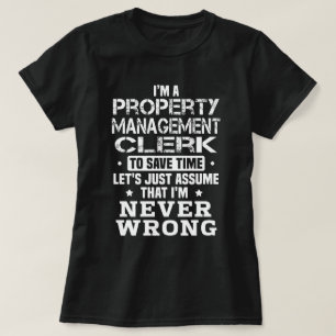 Camiseta Agente de Gerenciamento de Propriedades