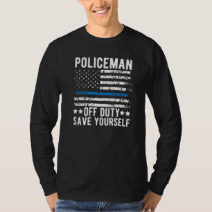 Camiseta Agente de Polícia aposentado da polícia policial d