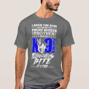 Camiseta Agente de Polícia de Parceiro do K9, Irmão Novel