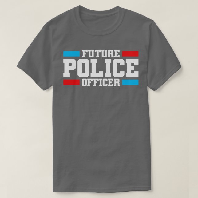Camiseta Agente de Polícia Futuro (Frente do Design)