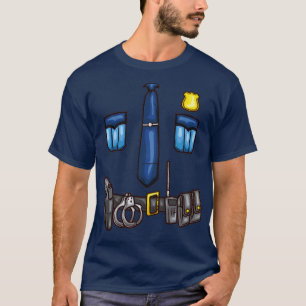 Camiseta Agente de Polícia Polícia Polícia Uniforme C