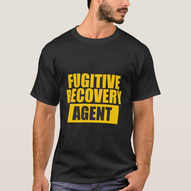 Camiseta Agente de Recuperação Fugitiva (Frente)