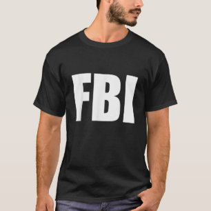 Camiseta Agente de Réplica do FBI Inspetor Dia de as Bruxas